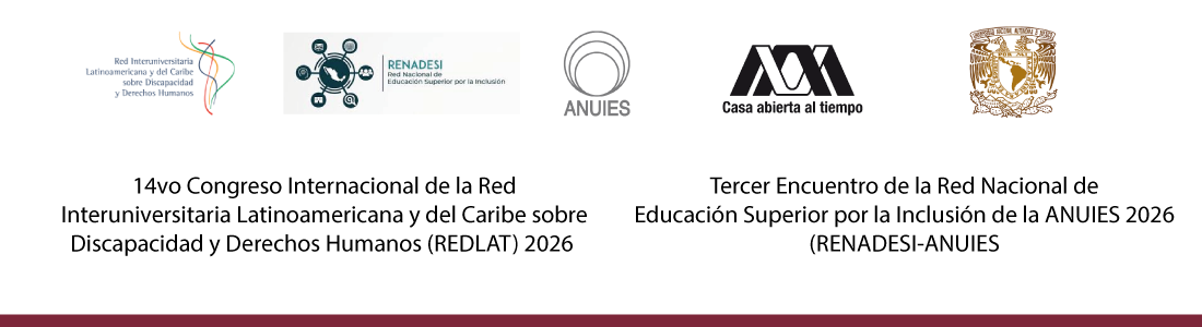 14vo Congreso Internacional de la Red  Interuniversitaria Latinoamericana y del Caribe sobre  Discapacidad y  Derechos Humanos (REDLAT) 2026